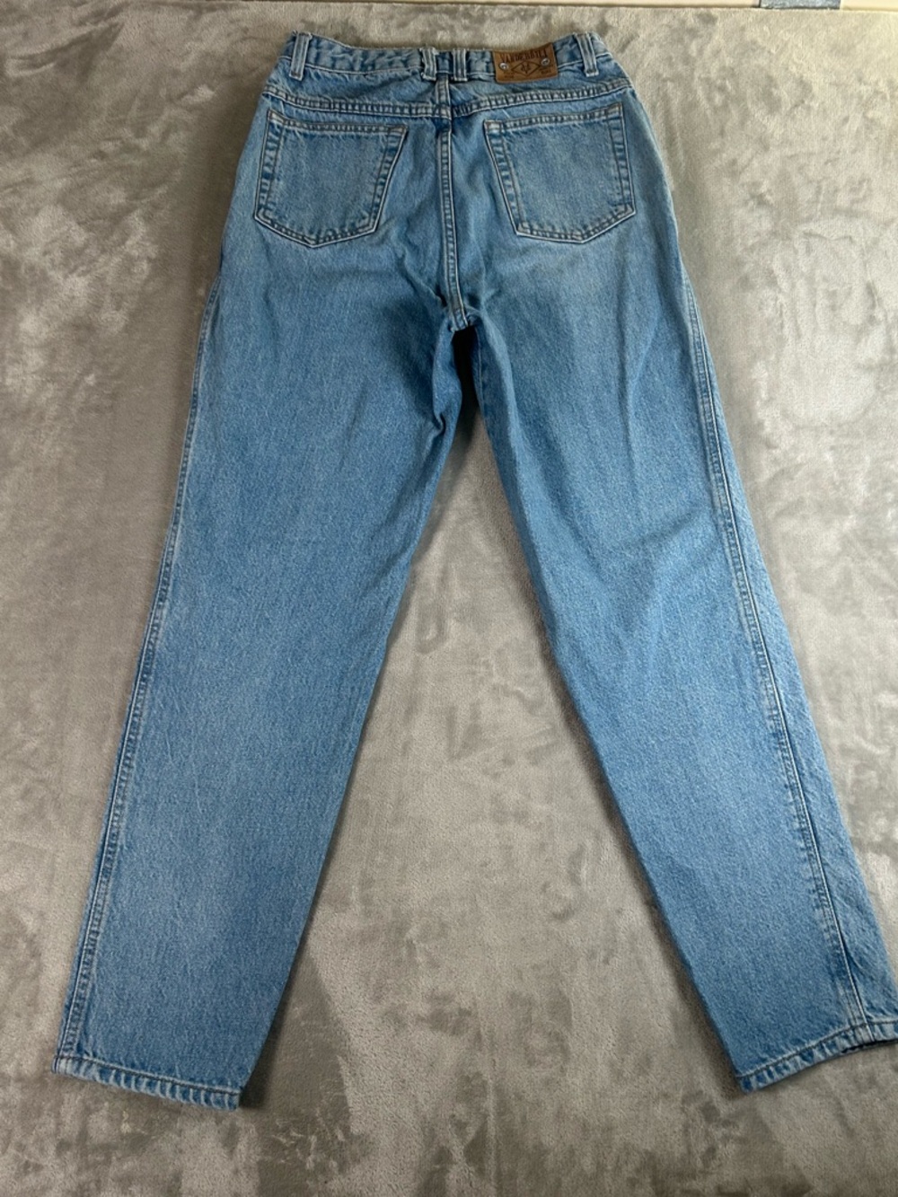 Gloria Vanderbilt High-Rise straight leg Blue Denim Jeans - Picture 6 of 14